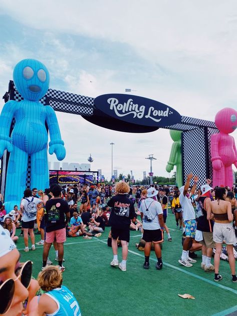 Rolling Loud Outfits, Rolling Loud Festival, Rolling Loud Miami, Miami Aesthetic, Aesthetic Concert, Loud Music, Rolling Loud, Vision Board Photos, Cotton Club