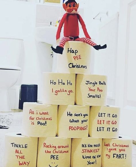 Elf On Shelf Funny, Awesome Elf On The Shelf Ideas, Elf Activities, Elf Antics, Elf Fun, Christmas Jingles, Simple Phone Wallpapers, Christmas Wonderland, Last Christmas