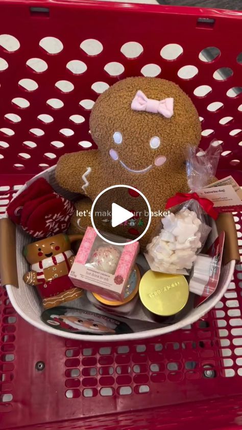 Lemon8 · Target Burrr Basket ✨♥️🎯❄️ · @FriendsThatShop Dollar Tree Brr Basket, Cheap Boo Basket, Secret Santa Basket Ideas, Burrr Basket, Gift Basket For Friend, Basket For Friend, Target Basket, Themed Gift Baskets, Tea Sampler