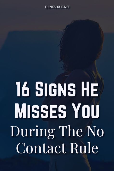 Does he miss me during no contact? It’s very likely that he does since that is one of the purposes of this rule. But look at the signs he misses you during no contact to find out for sure. The no contact period is a difficult time for everyone. No Contact Rule, Does He Miss Me, Rules Quotes, Thinking Of Someone, No Contact, Getting Him Back, No One Loves Me, Ignore Me, Getting Back Together