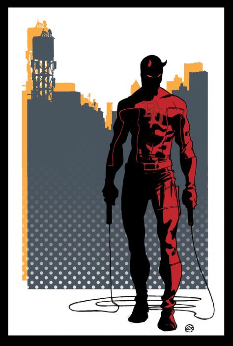 DARE DEVIL Daredevil Artwork, Superhero Drawing, Comic Pics, Daredevil Elektra, Daredevil Art, Daredevil Comic, Marvel Knights, Marvel Daredevil, Hell's Kitchen