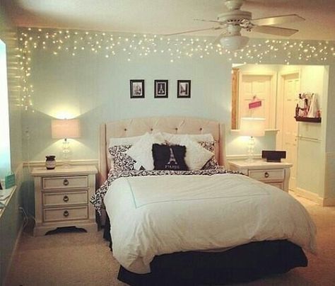 Bedroom Dream Rooms, Young Adult Bedroom, Cute Bedroom Ideas, Woman Bedroom, Bedroom Kids, Decoration Inspiration, House Room, Decor Minimalist, The Ceiling