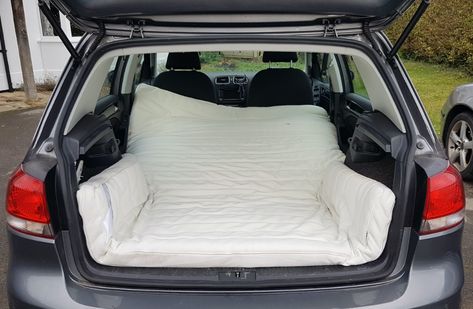 Turning a Hatchback Car into A Mini Camper | How-To ... How To Turn Your Car Into A Camper, Car Camping Hatchback, Hatchback Car Camping, How To Camp In Your Car, Hatchback Conversion, Hatchback Camper, Hatchback Camping, Car Glamping, Small Car Camping