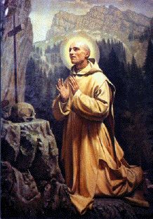 St. Bruno of Cologne founded the Carthusians, an order of contemplative monks who have followed the same way of life from 1084 to the present (the movie Into Great Silence was made about this order).    St. Bruno, you sought the eternal Word in silence. Pray for us! Christian Saints, Agnus Dei, San Bruno, Holy Rosary, God The Father, Christian Cross, Catholic Art, Blessed Mother, Roman Catholic