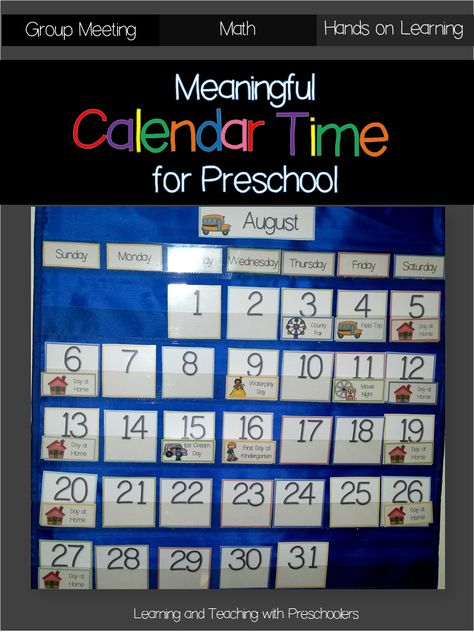 Create conversation around calendar time with the meaningful calendar time for preschool. Preschool Calendar Time, Make Calendar, Morning Calendar, Preschool Calendar, Activity For Preschool, Calendar Numbers, Preschool Planning, Calendar Time, Early Childhood Classrooms