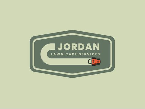 Lawn Logo by Tori Hord on Dribbble Lawn Company Logo, Lawn Mowing Logo Ideas, Lawn Service Logo Design, Landscape Business Logo, Lawn Logo Design, Lawn Care Logo Ideas, Lawn Care Logo Design Ideas, Lawn Care Branding, Lawn Mower Logo