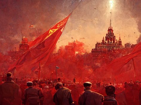 Soviet March - Google Drive Marxist Art, Soviet Astethic, Soviet Cyberpunk, Soviet Space Art, Soviet Union Futuristic, Soviet Aesthetic, Post Soviet, Communist Propaganda, Revolution Art