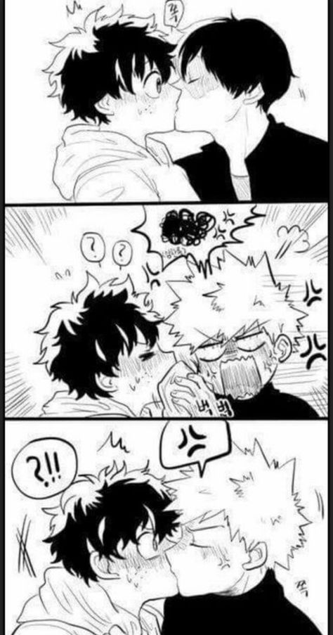 Top Anime Characters, Mario Funny, Bakugo Katsuki Fanart Cute, Anime Kitten, Cute Kiss, Gamers Anime, Bakugou X Midoriya, Snk Cosplay, Anime Cupples