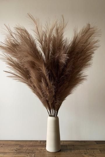 Interior Design Vision Board, Magnolia House, Decor Things, Faux Pampas, Bouquet Vase, Pampas Grass Decor, Grass Decor, Brown Chocolate, Paint Pouring