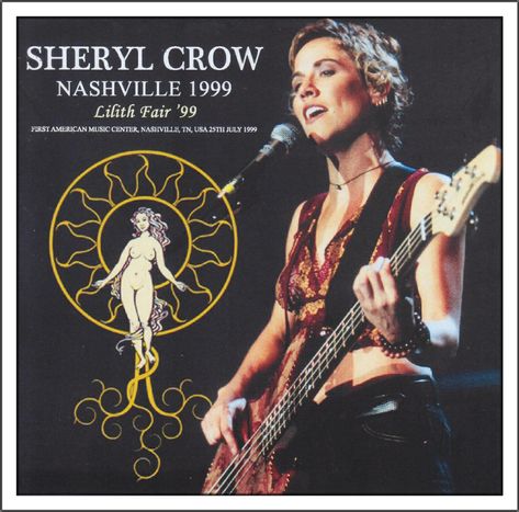 Nashville, Music, Sheryl Crow Aesthetic, Lilith Fair, Sheryl Crow, Music Centers, 90s Aesthetic, Album Covers, Diva