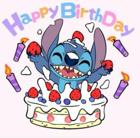 Happy Birthday Disney, Lilo En Stitch, ليلو وستيتش, Lilo And Stitch Quotes, Stitch Quote, Stitch Drawing, Stitch Cartoon, Stitch And Angel, Cute Stitch