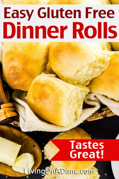 Rice Flour Dinner Rolls, Gluten Free Dinner Rolls Recipe, Gluten Free Yeast Rolls, Gf Thanksgiving, Gluten Free Dinner Rolls, Gluten Free Rolls, Gluten Free Yeast Free, Gluten Free Dinner Easy, Pan Sin Gluten