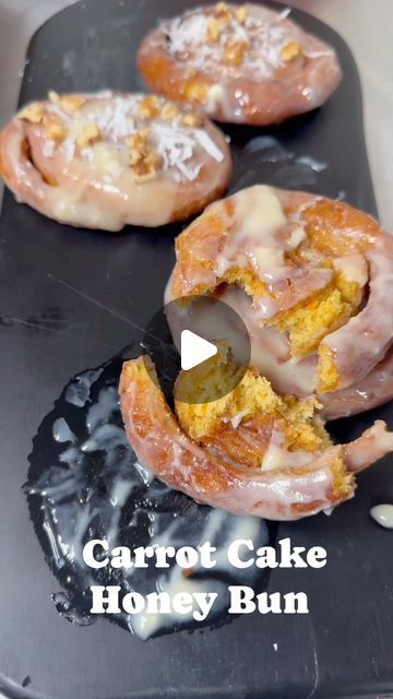 113K views · 9.1K likes | Busy Baking on Instagram: "Spring = carrot cake , but let’s make it a honey bun 🍯 🥕 
.
.
.
.
.
#carrotcake #spring #honeybun #cinnamon #cinnamonrolls  #buttercream #buttercreamcake #cakedecorating #losangeles #losangelescakes #cake #baker #birthday #birthdaygirl #birthdaycake #inglewood #cakes #smallbusiness #smallbusinessowner #womanownedbusiness #viralcake" Honey Bun, Honey Buns, Buttercream Cake, Carrot Cake, Copycat Recipes, Cinnamon Rolls, Butter Cream, Girl Birthday, Make It