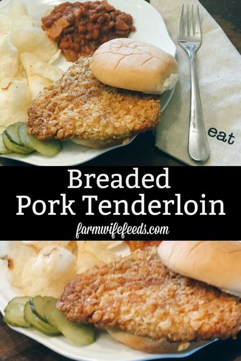 Breaded Pork Loin Recipes, Pork Tender Loin Sandwich, Breaded Pork Loin Sandwich Recipes, Homemade Pork Tenderloins Breaded, Homemade Pork Tenderloin Sandwich, Pork Tenderloin Sandwich Recipes Breaded, Pork Tenderloin Sandwiches Recipes, Breaded Pork Tenderloin Recipes Skillet, Breaded Tenderloin Sandwich