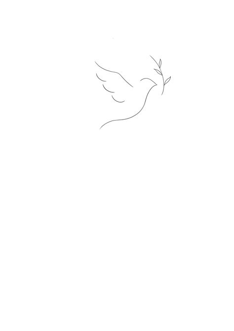 Outline Of Bird Tattoo, Dainty Dove Tattoos For Women, Swallow Outline Tattoo, Biblical Bird Tattoos, Matching Dove Tattoos, Biblical Animal Tattoo, Lamb Sketch Drawing, Dove Tattoo On Wrist, Dove With Olive Branch Tattoo Simple