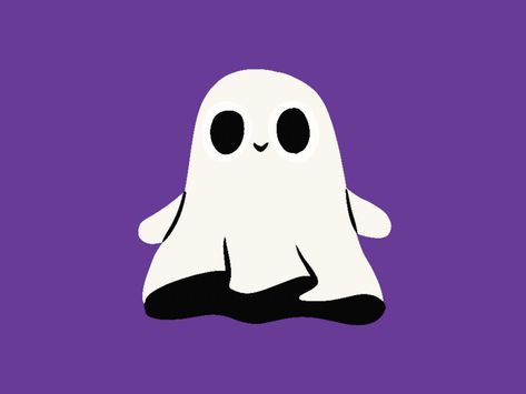 Ghost by MishaX on Dribbble Ghost Hug Gif, Halloween Gifs Aesthetic, Cute Halloween Gif, Cute Ghost Pfp, Ghost Animation, Ghost Gif, Pokémon Gif, Demon Gif, Gif Halloween