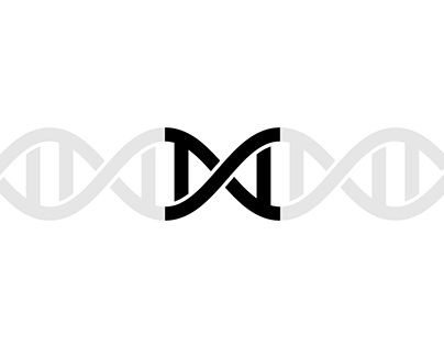 Biology Typography, Dna Logo Design Ideas, Dna Typography, Biology Logo Design, Dna Graphic Design, Dna Logo Design, Dna Aesthetic, Biology Logo, Dna E Rna