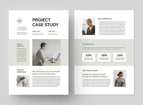 Case Study Template MS Word & Indesign Indesign Inspiration, Ux Design Principles, Fashion Web Design, Indesign Layout, Best Landing Page Design, Case Study Template, Best Website Templates, Case Study Design, Documents Design