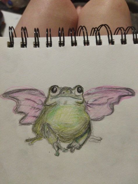 Aesthetic Art Dark, Grunge Drawing, Fairy Frog, Bugs Drawing, Frog Sketch, Forest Drawing, Arte Grunge, Drawing Aesthetic, Frog Drawing