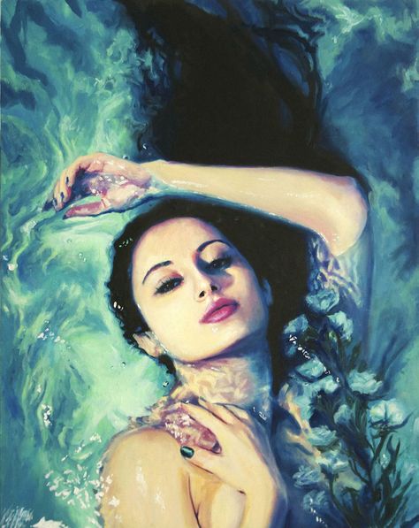 Lena Danya, Hyper Realistic Paintings, Beautiful Art Paintings, Trippy Art, Figurative Art, Portrait Art, A Series, Art Works, Art Forms