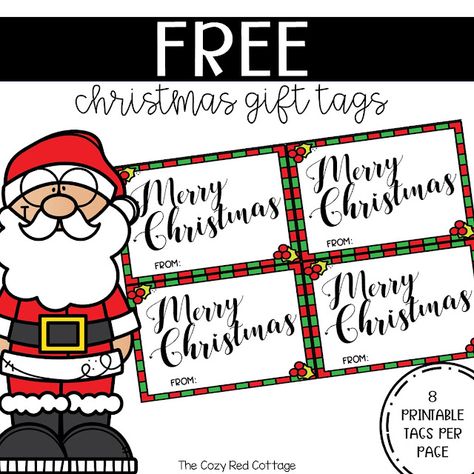 Free Christmas gift tags Free Printable Christmas Gift Tags For Classmates, Editable Christmas Tags Free Printable, Classroom Christmas Gifts, Free Christmas Gift Tags, Free Christmas Tags, Free Printable Christmas Gift Tags, Christmas Gift Tags Free, Merry Christmas Tags, Merry Christmas Gift Tags