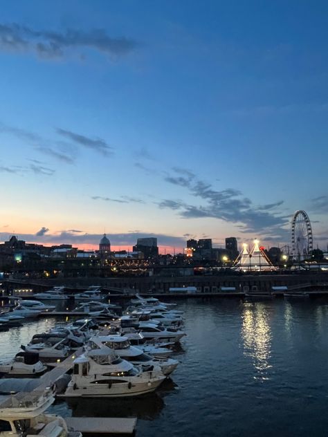 Family Boats, Canada Quebec, Aesthetic Places, Water Boat, Old Port, Sunset View, Montreal Canada, Boating, Montreal