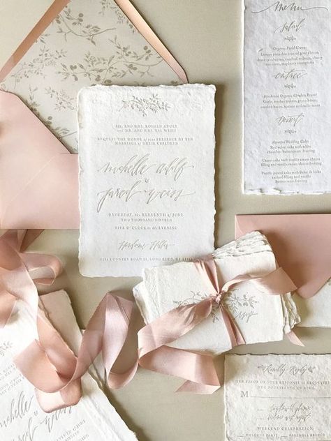 Wedding Invite Ideas: Be Inspired! - Poptop Event Planning Guide Simple Romantic Wedding Invitations, Pink And Gold Wedding Invitations, Wedding Ceremony Invitations, Floral Envelope Liner, Floral Envelope, Wedding Invitation Inspiration, Envelope Liner, Anniversary Invitations, Beach Wedding Invitations