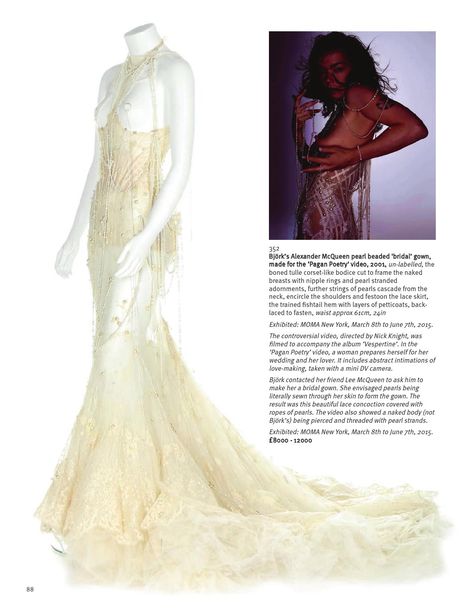 Bjork Pagan Poetry dress Nick Knight Alexander McQueen Alexander Mcqueen Style, Wedding Dresses Alexander Mcqueen, Alexander Mcqueen Bridal, Bjork Outfits, Bjork Iconic Looks, Bjork Swan Dress Costume, Alexander Mcqueen Wedding Dress, Mcqueen Wedding Dress, Bjork Coachella