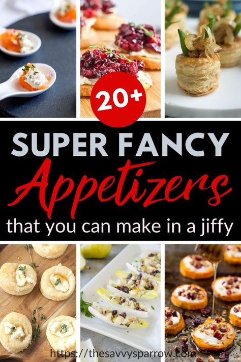 These easy appetizers for a party look fancy and elegant.  Great for holiday appetizers!  Love these easy to make appetizer recipes!  Includes make ahead appetizers, appetizers for a crowd, crostini appetizers, appetizer dips, and more! Easy Appetizers For A Party, Appetizers Appetizers, Appetizers For A Party, Small Bites Appetizers, Crostini Appetizers, Fancy Appetizers, Holiday Appetizers Easy, Holiday Appetizers Recipes, Mini Appetizers