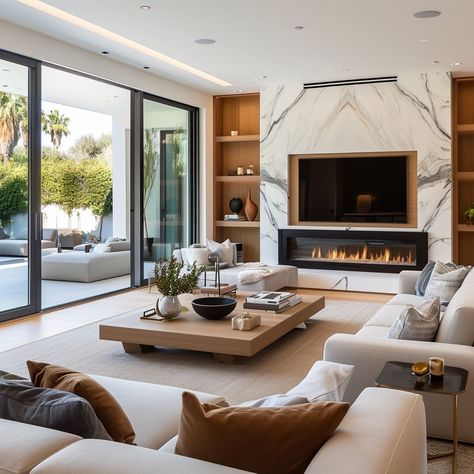 Modern Luxury Living Room, Post Frame, Classy Living Room, Luxury Living Room Decor, Barbara Ann, Room Addition, Social Design, Modern Minimalist Living Room, Luxury Living Room Design