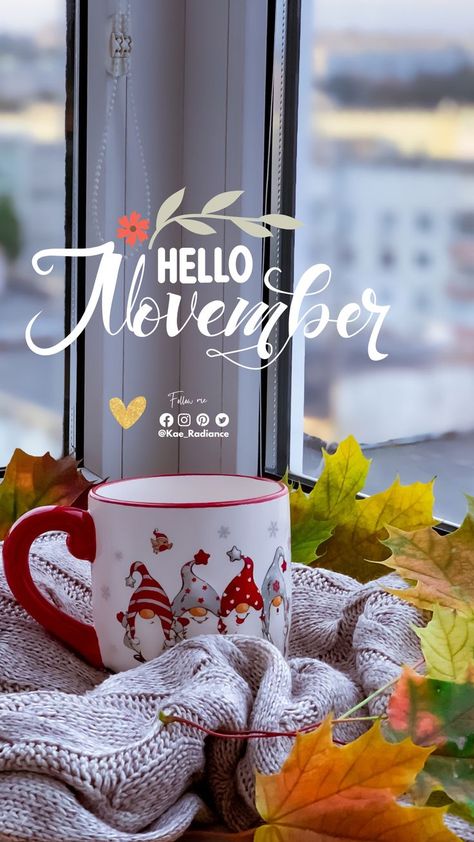 Happy New Month November, Jewellery Design Gold, First Day Of November, November Pictures, Jewellery Elegant, November Wallpaper, Instagram Design Creative, November Crafts, Birthday Cards For Brother