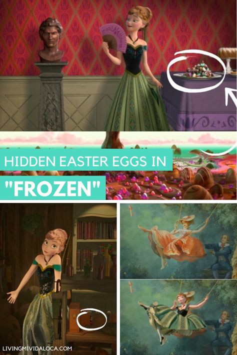 Here are a four different hidden gems that you’ll want to keep an eye out once you watch "Frozen" for the second time (or third… or fourth…). Frozen Easter Eggs, Latina Lifestyle, Easter Eggs In Movies, Flynn Rider And Rapunzel, Disney Easter Eggs, Disney Easter, Hidden Mickey, Disney Jokes, Wreck It Ralph