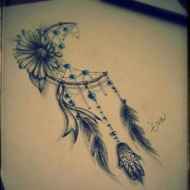 Atrapasueños Tattoo, Dream Catcher Tattoo Design, Tattoo Diy, Tato Henna, Dream Catcher Tattoo, Inspiration Tattoos, Diy Tattoo, Feather Tattoo, Feather Tattoos