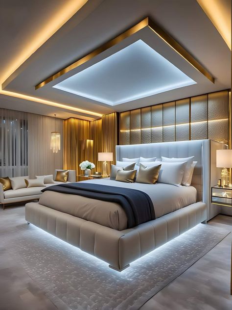 Assiette Design, Luxury Ceiling Design, False Ceiling Bedroom, Unique Bedroom Design, Stylish Bedroom Design, Luxury Room Bedroom, Bedroom Interior Design Luxury, Luxury Bedroom Design, Bedroom False Ceiling Design