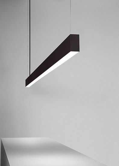 Anvil System BLUX Kitchen Island Lighting Modern, Linear Pendant Lighting, Fluorescent Lighting, Retail Design Display, Black Interior Design, Design Lighting, Linear Lighting, Room Lamp, The Platform