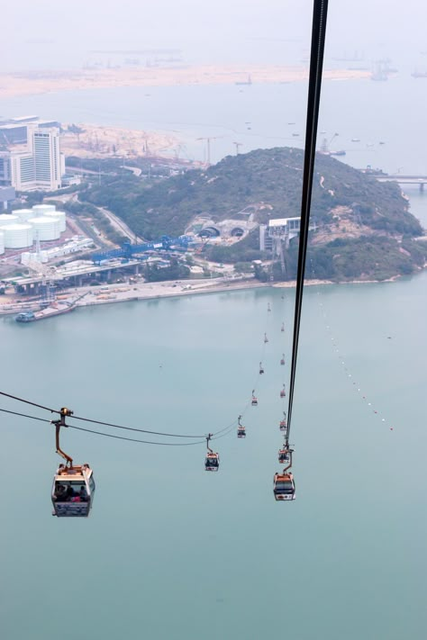 Ngong Ping 360 cable car to the Big Buddha on Lantau Island, Hong Kong Manifesting 2024, Hong Kong Travel Tips, Lantau Island, Travel Hong Kong, Hong Kong Food, Ao Nang, Hong Kong Travel, Big Buddha, China Hong Kong