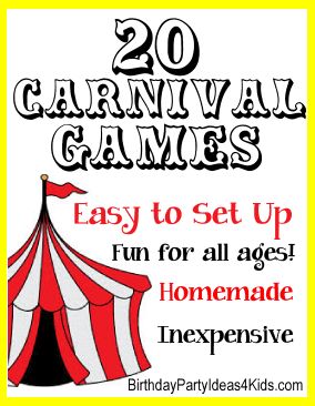 Carnival Games for Kids School Carnival Games, Fall Festival Games, Carnival Games For Kids, Theme Carnaval, Fall Carnival, Festival Games, Circus Carnival Party, Spring Carnival, Kids Carnival