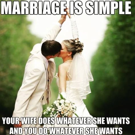 20+ Hilarious Memes That Perfectly Sum Up Married Life Led Quotes, Wedding Meme, Wedding Quotes Funny, Happy Wife Happy Life, Marriage Vows, Marriage Humor, Happy Wife, Wedding Quotes, Marriage Is