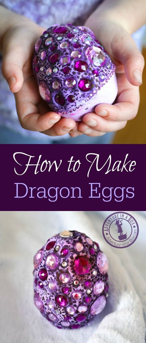 Make Dragon Eggs, Adorable Crafts, Hantverk Diy, Fantasy Craft, Dragon Eggs, Fun Easter Crafts, Dragon Crafts, Diy Ostern, Dragon Egg