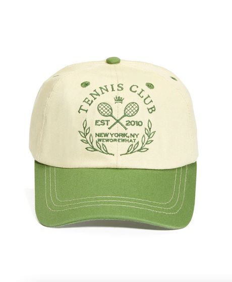 Tennis Hat, Green Wheat, Canvas Hat, Golf Dresses, Tennis Club, Retro Sport, Shirt Design Inspiration, Tennis Fashion, Tennis Clubs