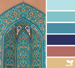 { color detail } image via: @marjamatkalla The post Color Detail appeared first on Design Seeds. Middle Eastern Color Palette, House Paint Palette Interior, House Paint Palette, Design Seeds Color Palette, Seeds Color Palette, Arabic Colors, Teal Design, Seeds Color, Beige Design