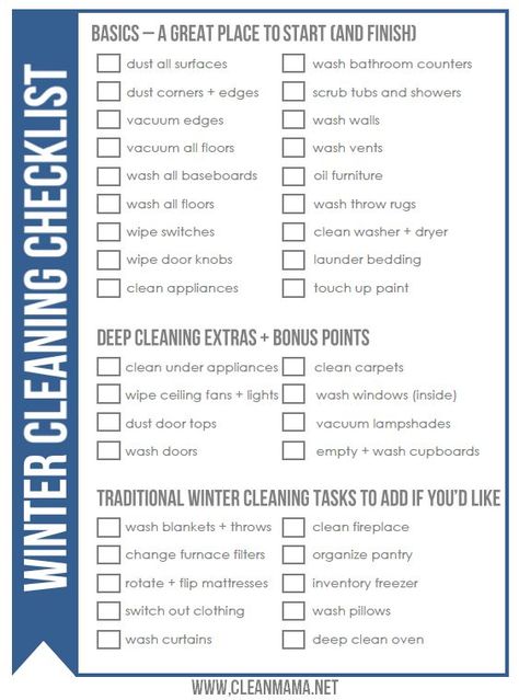 Cheat Sheets for Winterizing Your Home | Create Craft Love Winter Cleaning Checklist, Fall Cleaning Checklist, Winter Cleaning, Clean Mama, Fall Cleaning, Spring Cleaning Checklist, Cleaning List, Cleaning Walls, Cleaning Checklist