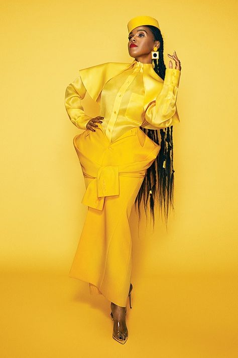 Janelle Monae Monochromatic Photoshoot, Power Of Women, Janelle Monae, Michael Cinco, Janelle Monáe, Women Issues, Black Power, Harper's Bazaar, Birthday Photoshoot