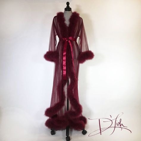 Gown Queen, Fancy Robes, Sheer Robe, Bath Robes For Women, Queen Love, Dressing Gowns, Loungewear Luxury, Drag Queens, Colorful Feathers