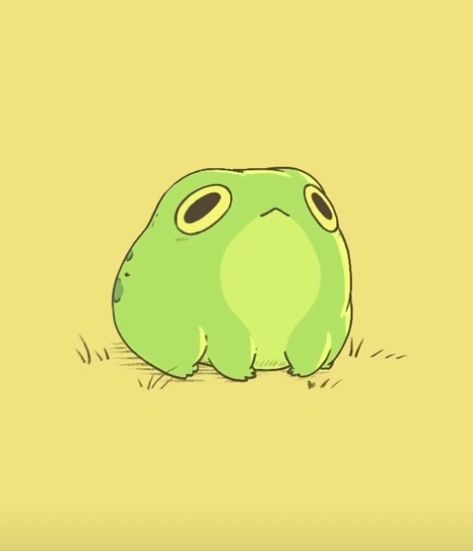 Animated Frog Drawings, Cute Tadpole Drawing, Cute Salamander Drawing, Frogs And Toads, Frog Character Art, Frog Vtuber, Rain Frog Tattoo, Fat Frog Drawing, Cute Frogs Art