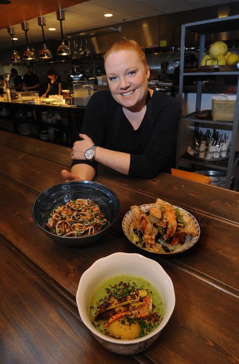 Former “Top Chef” star Tiffani Faison’s first Fenway restaurant, Sweet Cheeks Q, captures her passion for the smoky, slow-cooked flavors of the American South.Her newest restaurant, Tiger Mama, is inspired by travels much farther afield: Faison with wife and business partner Kelly Walsh has made numerous trips across Southeast Asia to absorb its cultures and cuisines.“It’s our favorite food in the world,” said Faison, who opened Tiger Mama last month. Tiffani Faison, Asian Street Food, Asian Foods, Sweet Cheeks, Top Chef, Slow Cooked, Southeast Asian, Cooking Show, Business Partner