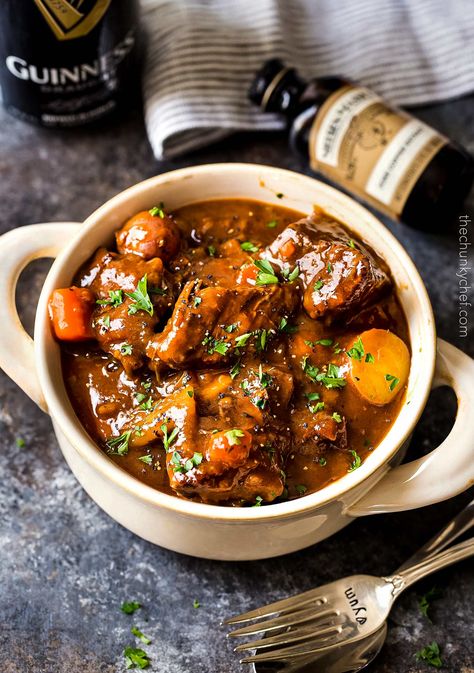 Traditional Irish Stew, Guinness Stew, Guinness Beef Stew, Foodgawker Recipes, Irish Beef Stew, Winter Entertaining, Irish Beef, Irish Stew, Hearty Comfort Food