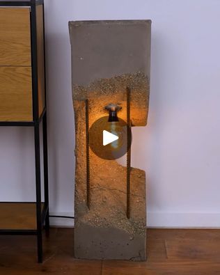 23K views · 125 reactions | DIY Unique cement lamp! | DIY Unique cement lamp! | By Art & Graphic DesignFacebook Cement Lamp, Lamp Diy, Concrete Art, Cement, Design, Art