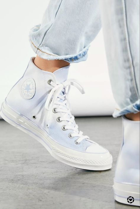 The cutest high top chuck Taylor! Cloud print, converse, sneaker trends, fall sneakers Follow my shop on the @shop.LTK app to shop this post and get my exclusive app-only content! #liketkit #LTKstyletip #LTKunder100 #LTKshoecrush @shop.ltk http://liketk.it/3mBxC #converse #conversechucktaylor Cloud Converse, Cool High Tops, Cute Converse Shoes, Sneaker Trends, High Top Chucks, Cute Converse, Fall Sneakers, High Top Converse, Cloud Print