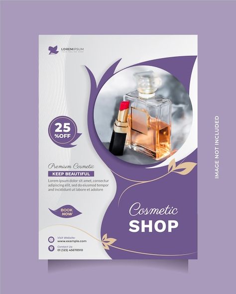 Cosmetic sale center template flyer and ... | Premium Vector #Freepik #vector #hair-poster #beauty-poster #skin-care-flyer #spa-poster Skin Care Brochure, Skin Care Poster Design, Skincare Brochure, Spa Poster, Cosmetic Poster, Brochures Design, Skin Poster, Hair Poster, Spa Flyer